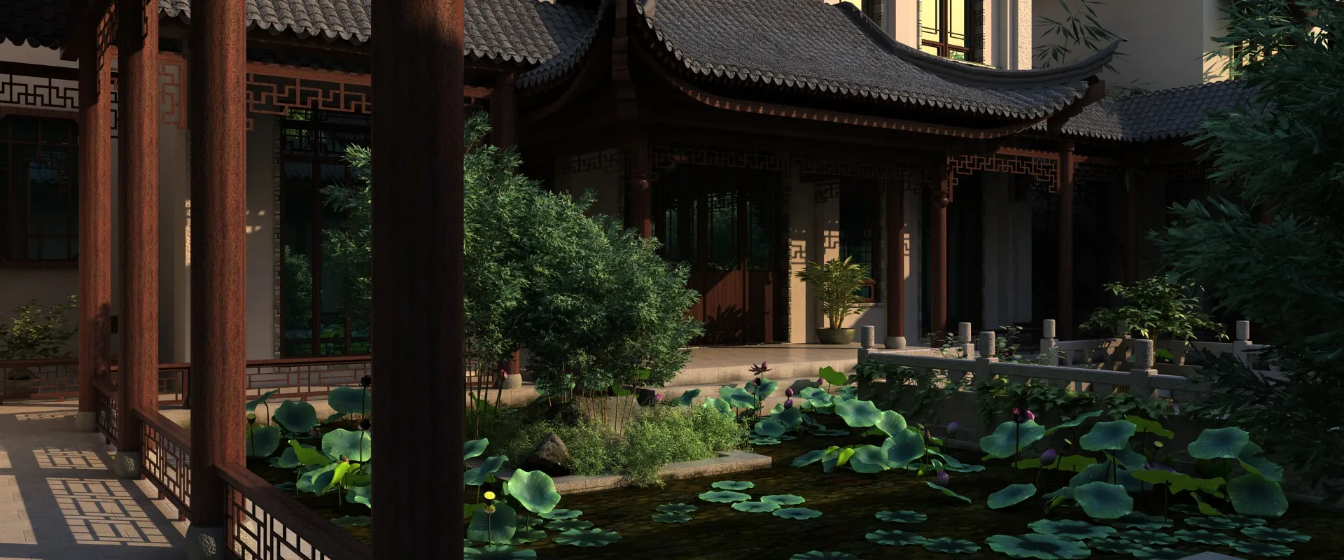 Ancient architecture 3D Model .c4d .max .obj .3ds .fbx .stl .blend 