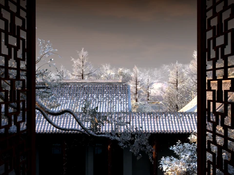 Ancient architecture 3D Model