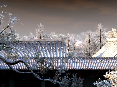 Ancient architecture 3D Model
