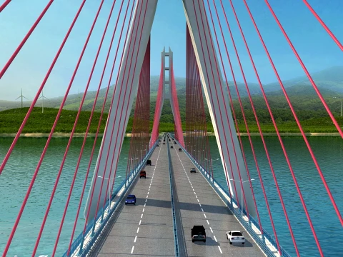 Build a bridge 3D Modell