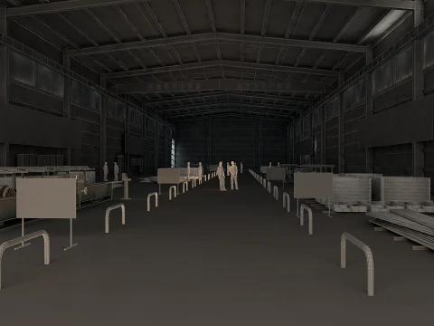 Factory 3D Model