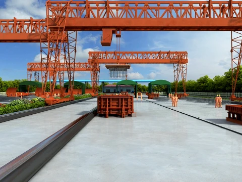 Build a bridge 3D Model