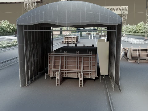 Build a bridge 3D Model