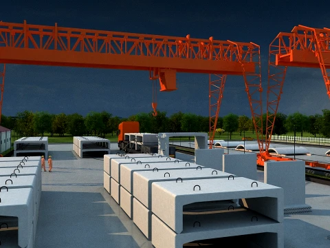 Build a bridge 3D Model