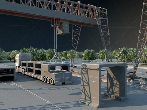 Build a bridge 3D Model