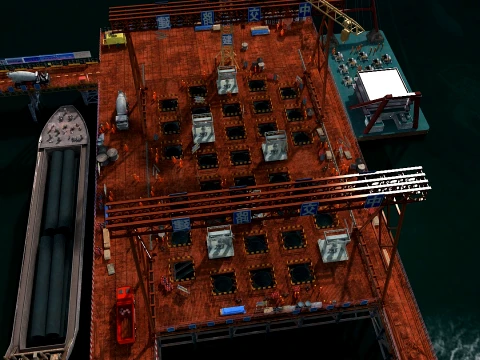 Build a bridge 3D Model
