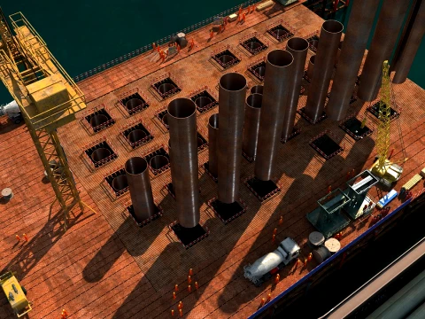 Build a bridge 3D Model