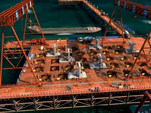 Build a bridge 3D Model