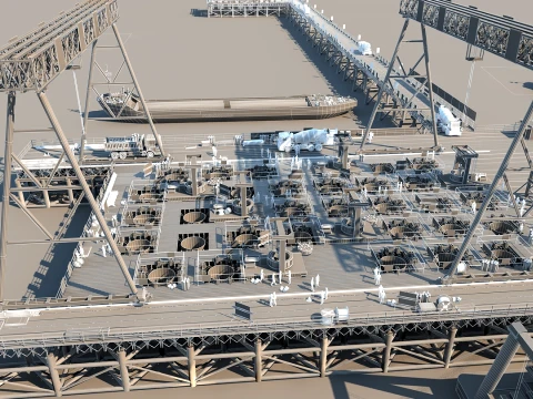 Build a bridge 3D Model