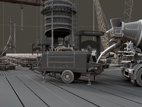 Build a bridge 3D Model