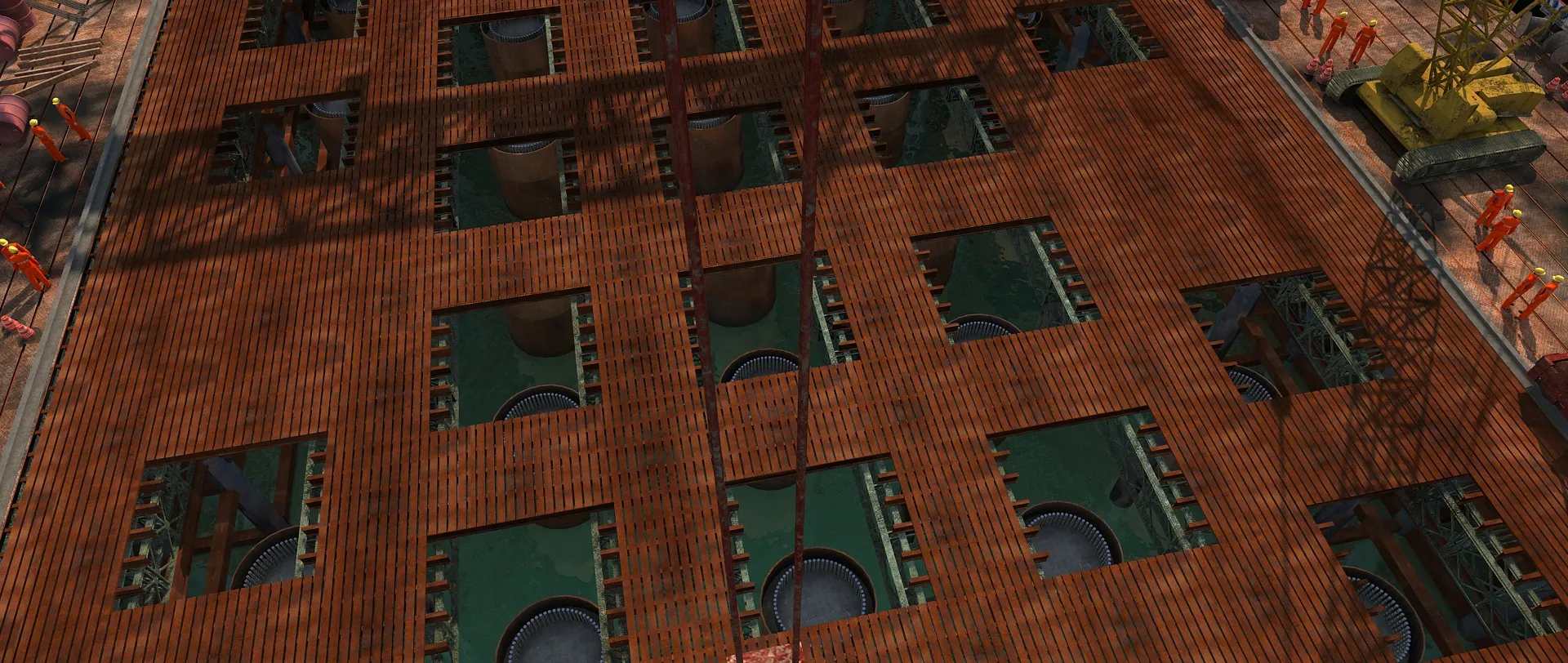 Build a bridge 3D Model .c4d .max .obj .3ds .fbx .stl .blend