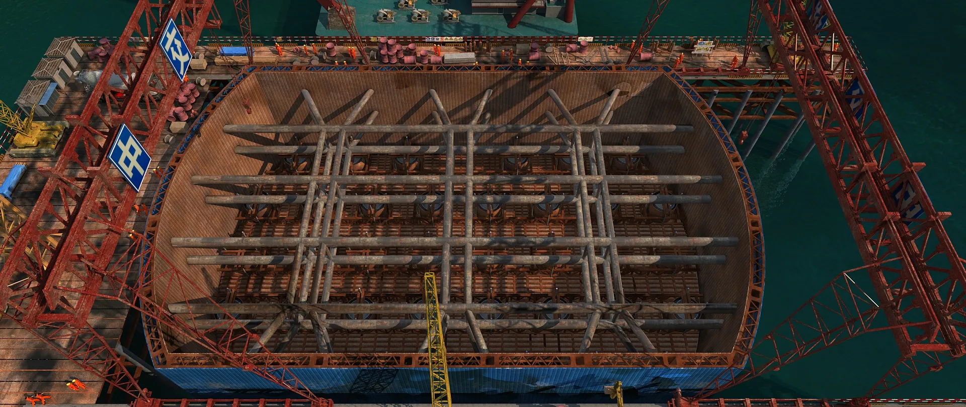 Build a bridge 3D Model .c4d .max .obj .3ds .fbx .stl .blend