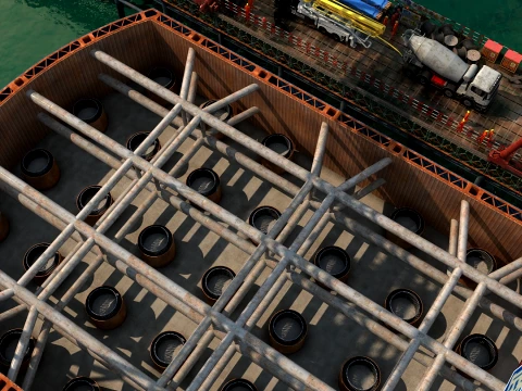 Build a bridge 3D Model