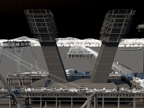 Build a bridge 3D Model
