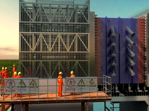 Build a bridge 3D Model