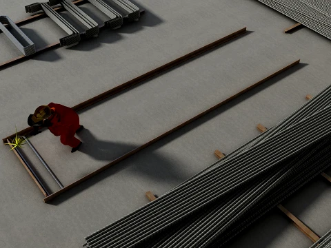 Build a bridge 3D Model