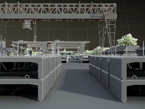 Build a bridge 3D Model