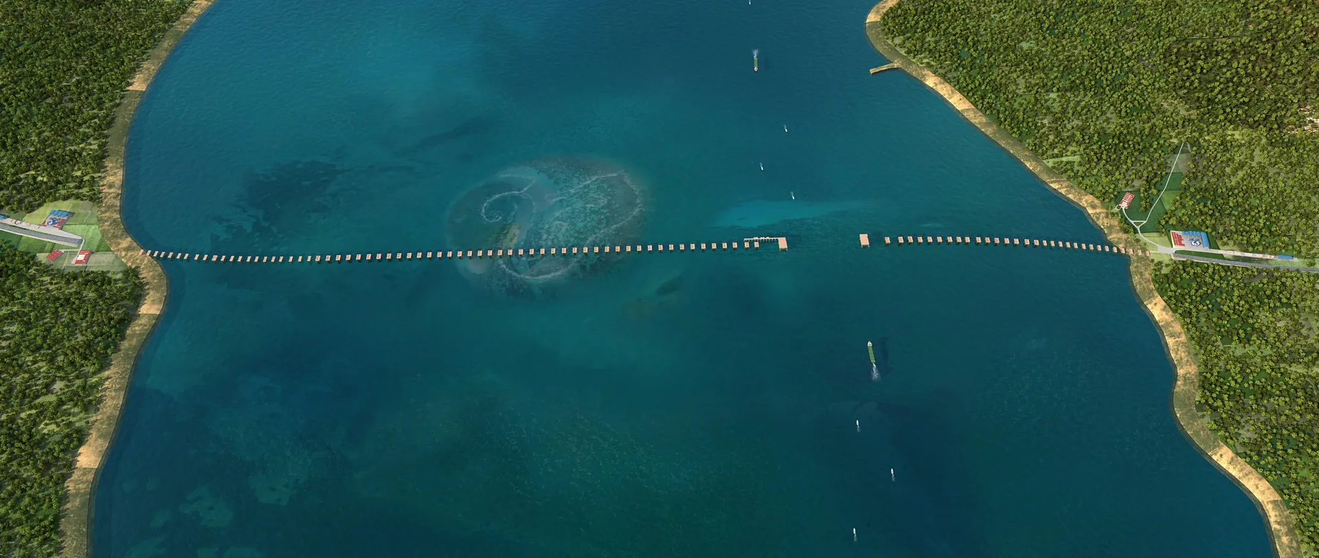 Build a bridge 3D Model .c4d .max .obj .3ds .fbx .stl .blend