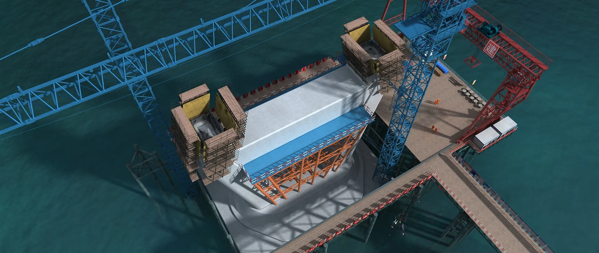 Build a bridge 3D Model .c4d .max .obj .3ds .fbx .stl .blend