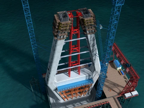 Build a bridge 3D Model