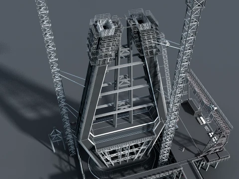 Build a bridge 3D Model