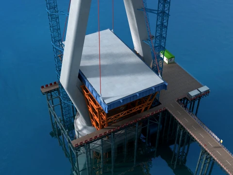 Build a bridge 3D Model