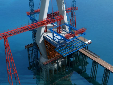 Build a bridge 3D Model