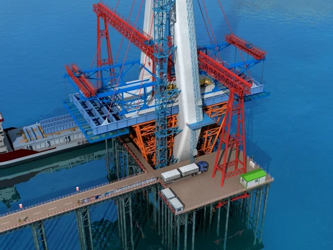 Build a bridge 3D Model
