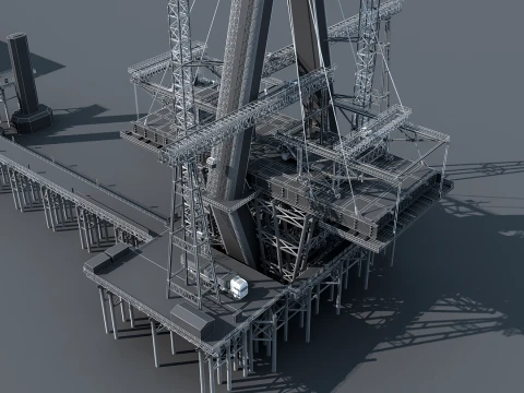 Build a bridge 3D Model