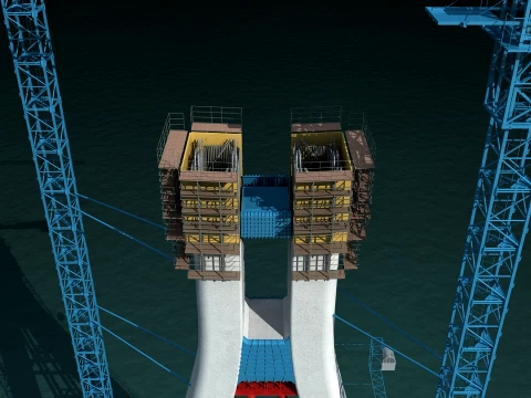 Build a bridge 3D Model