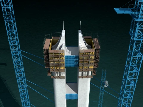 Build a bridge 3D Model