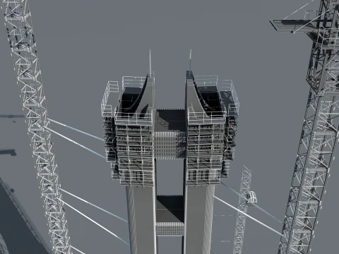 Build a bridge 3D Model
