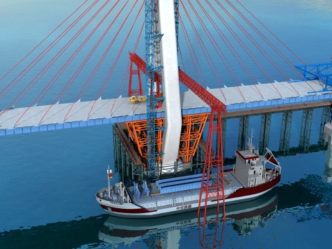 Build a bridge 3D Model