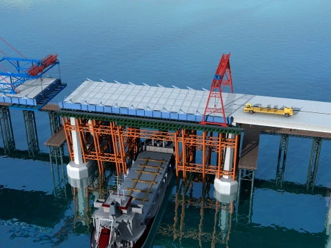 Build a bridge 3D Model