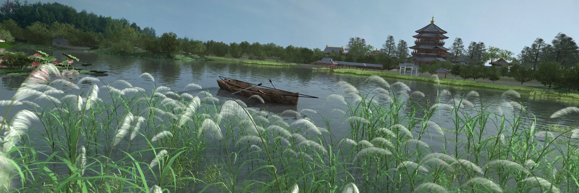 Lake 3D Model .c4d .max .obj .3ds .fbx .stl .blend