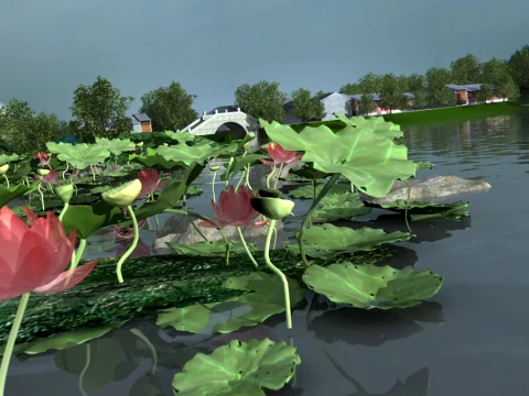 Lake 3D Model