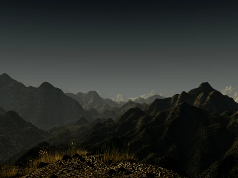 Mountain 3D Model