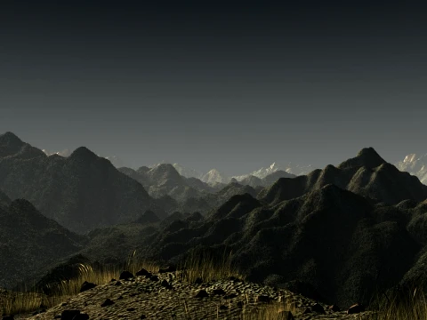 Mountain 3D Model