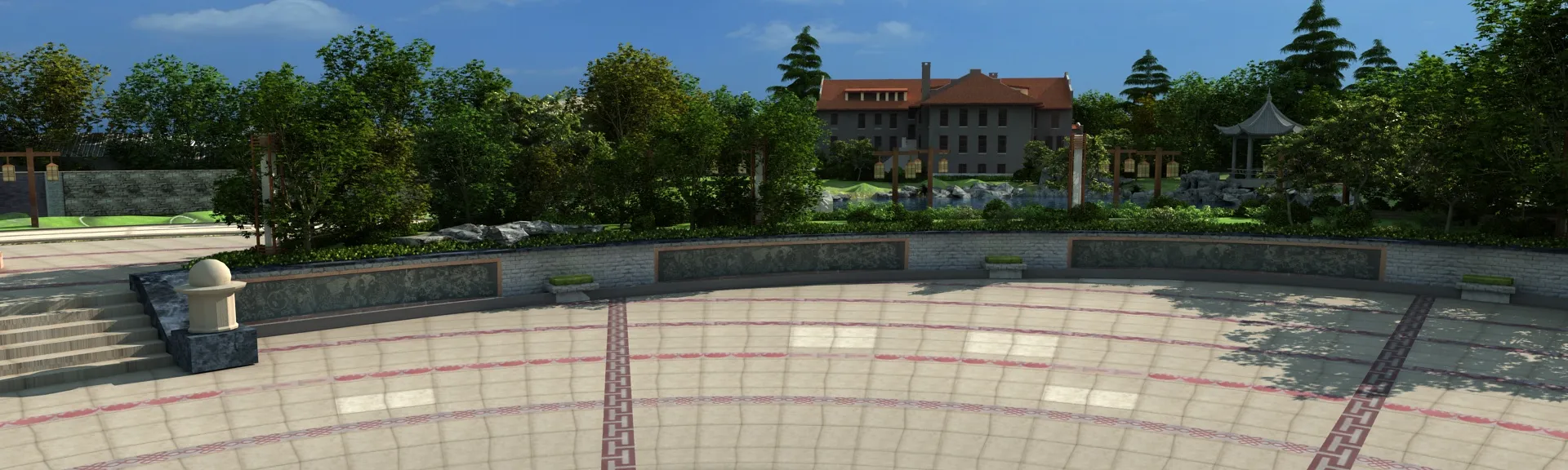 Villa 3D Model .c4d .max .obj .3ds .fbx .stl .blend