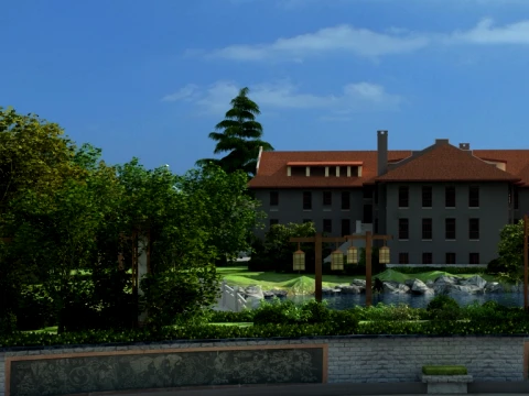 Villa 3D Model