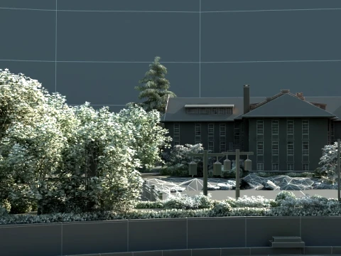 Villa 3D Model