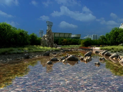 Cityscape 3D Model