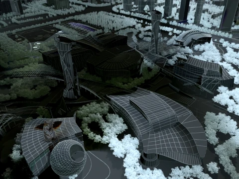 Cityscape 3D Model