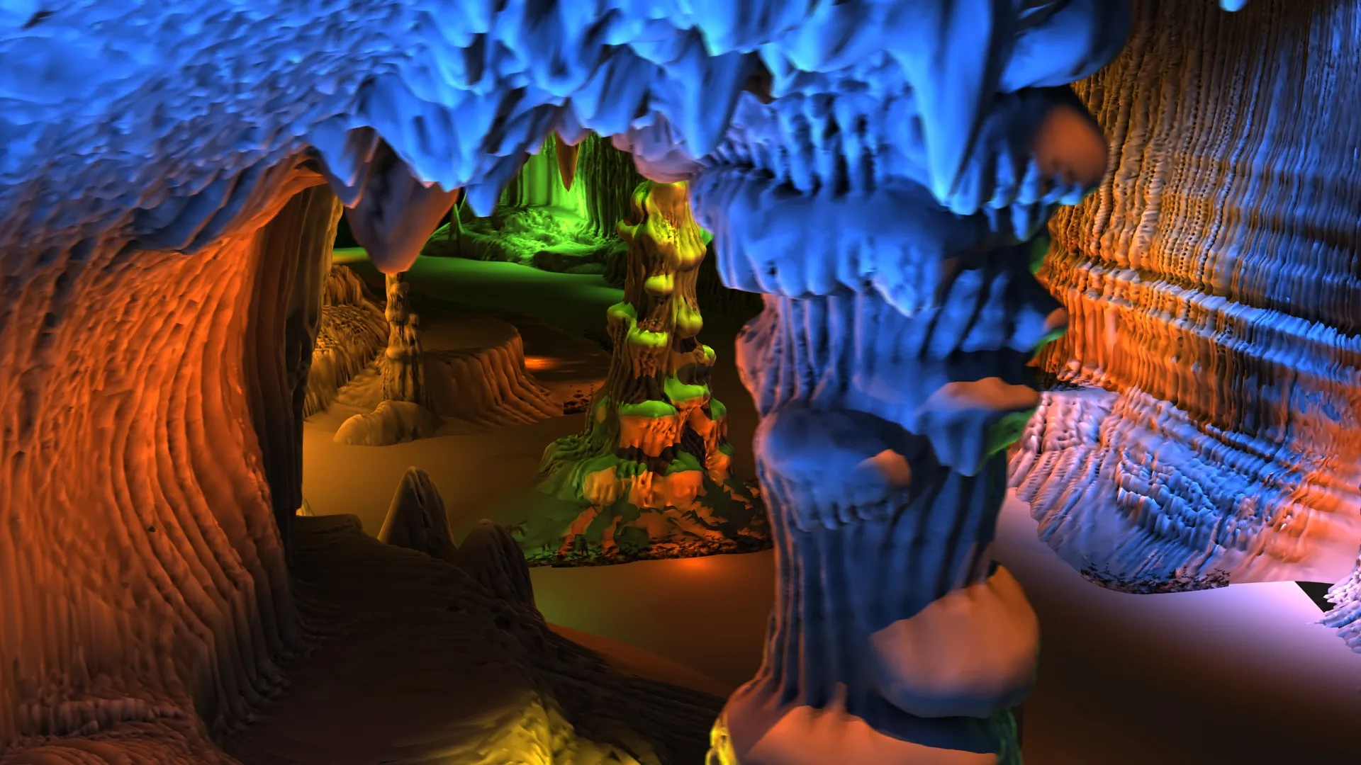 Cave 3D Model .c4d .max .obj .3ds .fbx .stl .blend 