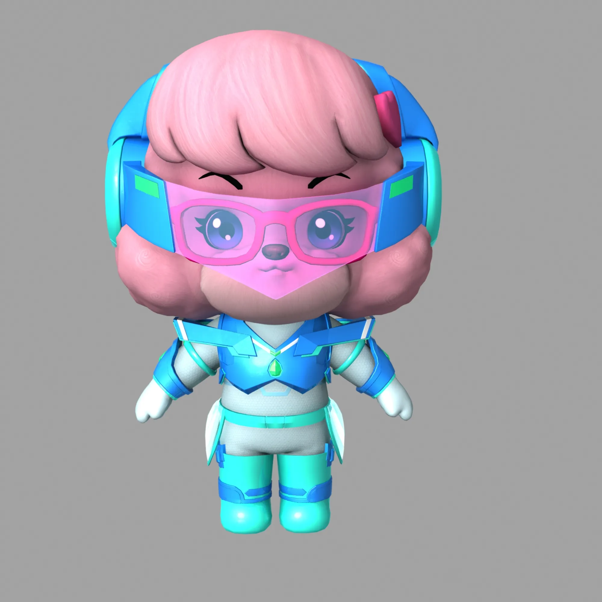 AmieeArmor 3D Model .c4d .max .obj .3ds .fbx .stl .blend