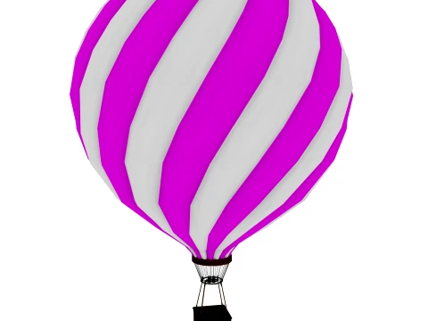 Hot air balloon 3D मॉडल
