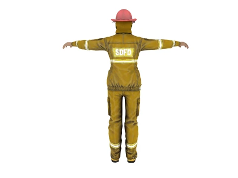 Firemen 3D Model