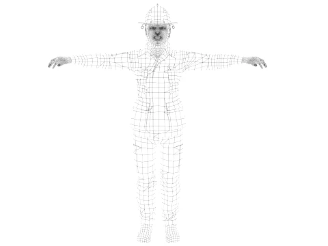 Firemen 3D Model