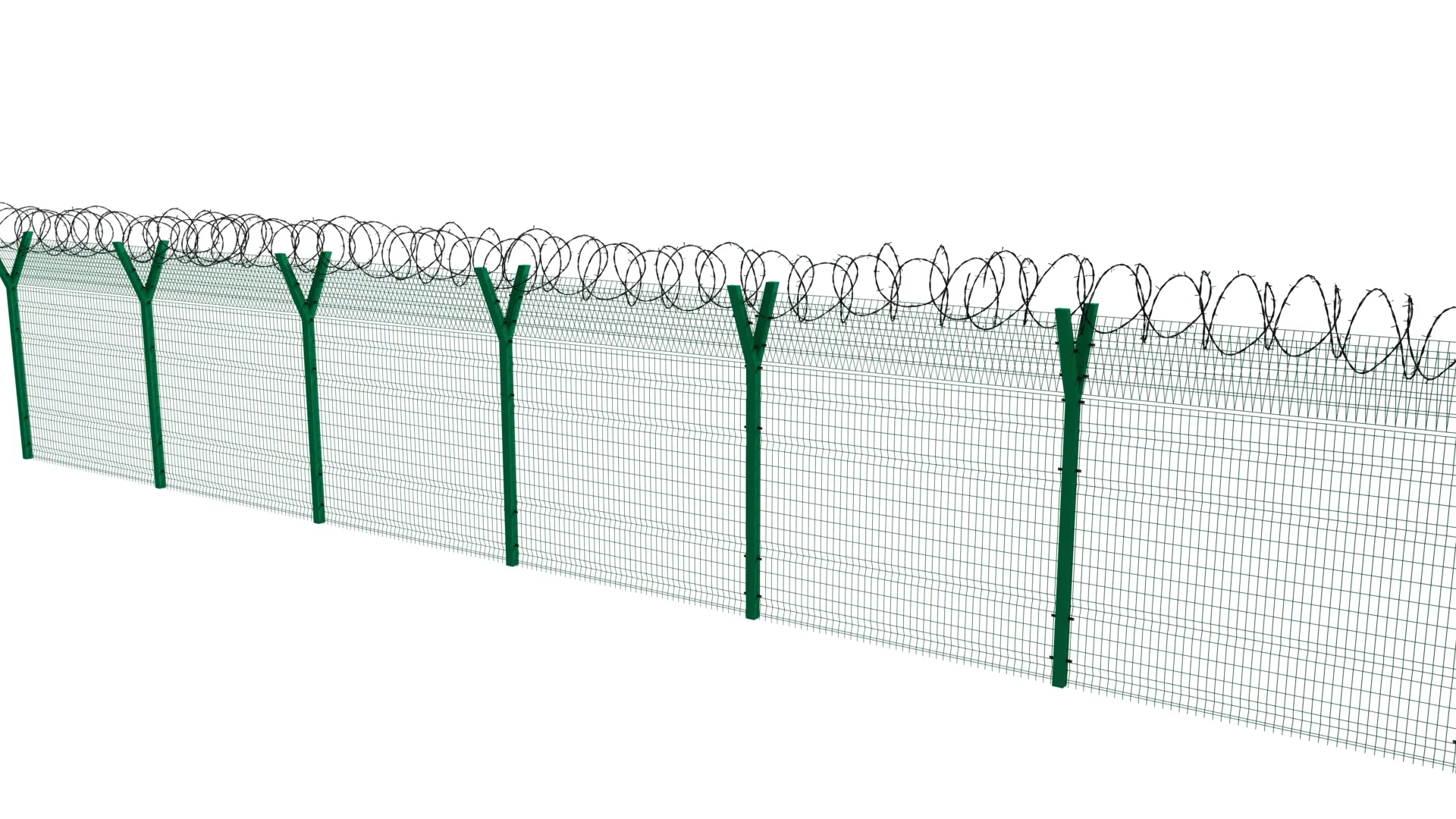 Fence 3D Model .c4d .max .obj .3ds .fbx .stl .blend 