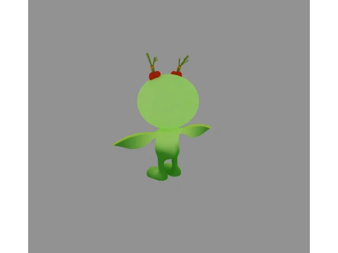 Cartoon Monster 3D Model